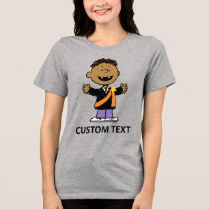 Peanuts   Franklin Halloween-Vampir Tri-Blend Shirt