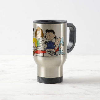 Peanuts Freunde in einer Reihe Reisen Mug 2025 Reisebecher