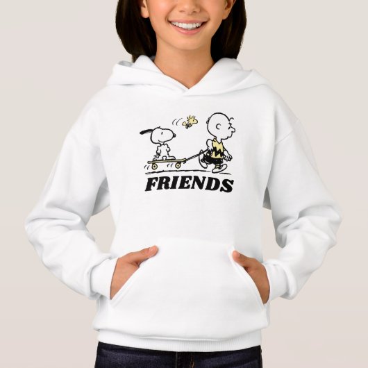 PEANUTS | Friends Skate Boarding Hoodie (Vorderseite)