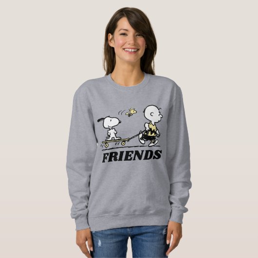 PEANUTS | Friends Skate Boarding Sweatshirt (Vorne ganz)
