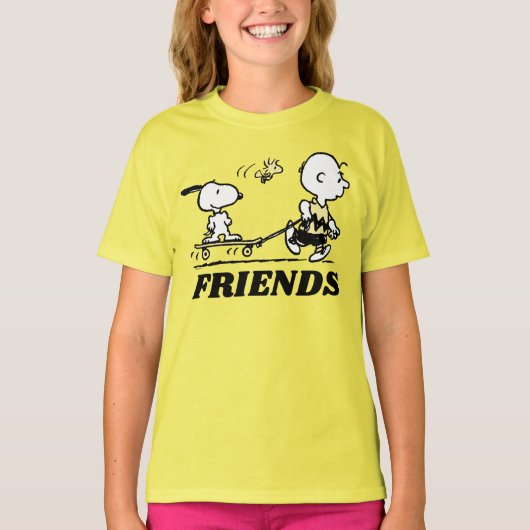 PEANUTS | Friends Skate Boarding T-Shirt (Vorderseite)
