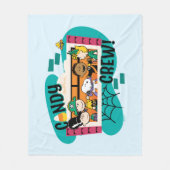 Peanuts Gang Candy Crew Halloween Fleecedecke (Vorderseite)