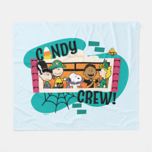 Peanuts Gang Candy Crew Halloween Fleecedecke