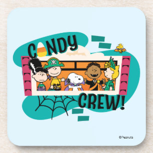 Peanuts Gang Candy Crew Halloween Getränkeuntersetzer