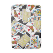 Peanuts Gang Card Deck Pattern Badematte (Vorderseite Vertikal)