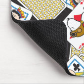 Peanuts Gang Card Deck Pattern Mousepad (Ecke)