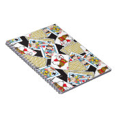 Peanuts Gang Card Deck Pattern Notizblock (Rechte Seite)