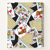 Peanuts Gang Card Deck Pattern Notizblock (Rückseite)