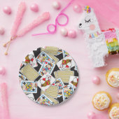 Peanuts Gang Card Deck Pattern Pappteller (Party)