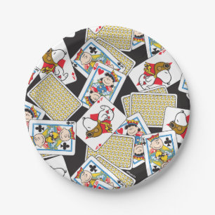 Peanuts Gang Card Deck Pattern Pappteller