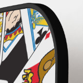 Peanuts Gang Card Deck Pattern Pickleball Schläger (Linke Seite)