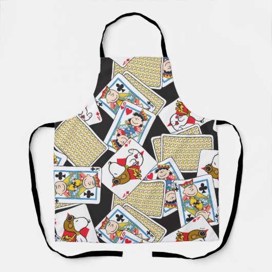 Peanuts Gang Card Deck Pattern Schürze (Vorderseite)