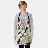 Peanuts Gang Card Deck Pattern Schürze (Getragen)