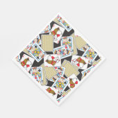 Peanuts Gang Card Deck Pattern Serviette (Ecke)