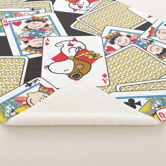 Peanuts Gang Card Deck Pattern Sherpadecke (3/4)