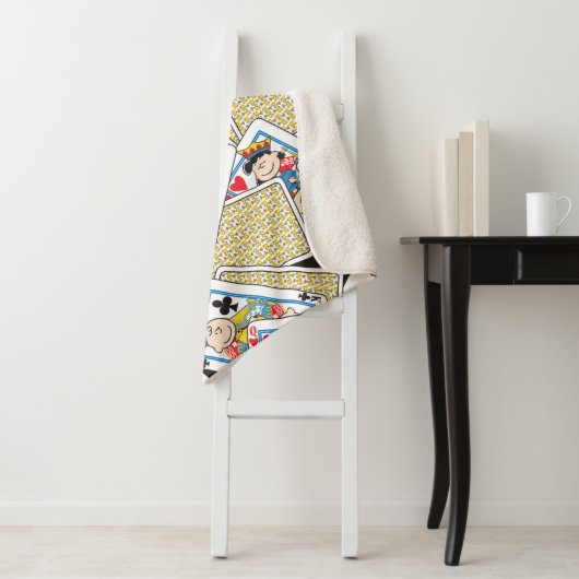 Peanuts Gang Card Deck Pattern Sherpadecke (Beispiel)