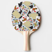 Peanuts Gang Card Deck Pattern Tischtennis Schläger (Vorderseite)