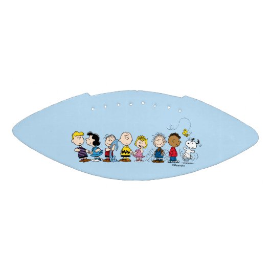 Peanuts Gang Group Lineup Football (Panel)