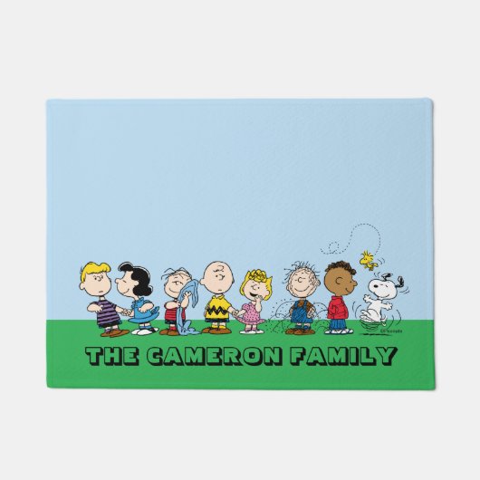 Peanuts Gang Group Lineup Fußmatte (Vorderseite)