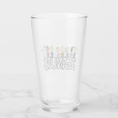 Peanuts Gang Group Lineup Glas (Rückseite)