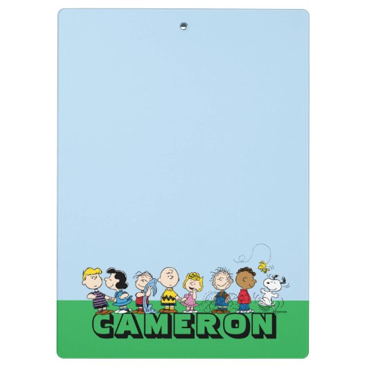 Peanuts Gang Group Lineup Klemmbrett (Rückseite)