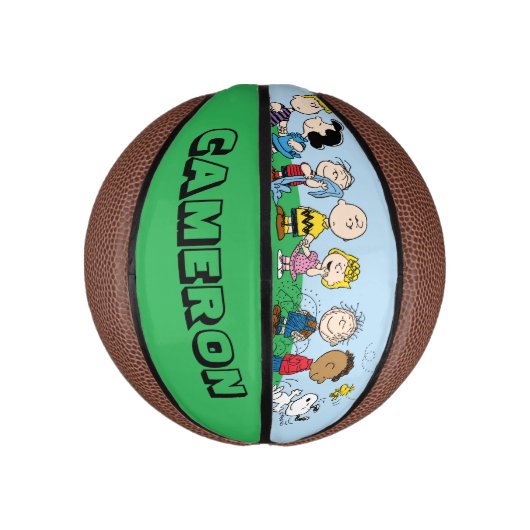 Peanuts Gang Group Lineup Mini Basketball (Vertikal)