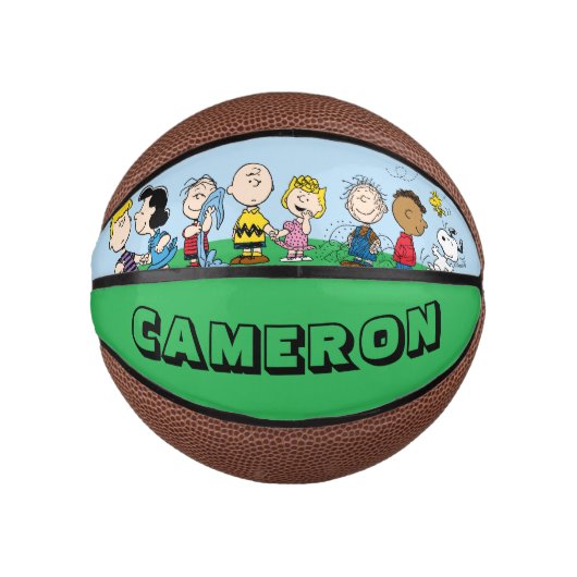 Peanuts Gang Group Lineup Mini Basketball (Vorderseite)