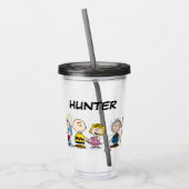 Peanuts Gang Group Lineup | Name hinzufügen Acryltrinkbecher (Links)