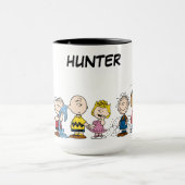Peanuts Gang Group Lineup | Name hinzufügen Tasse (Zentrum)