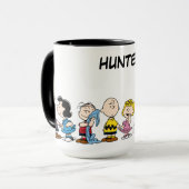 Peanuts Gang Group Lineup | Name hinzufügen Tasse (Vorderseite Links)