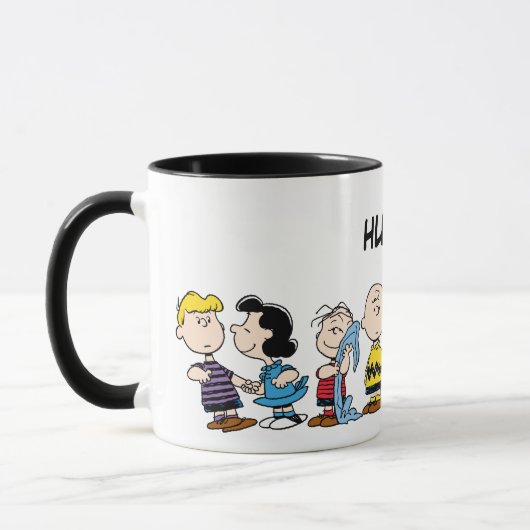 Peanuts Gang Group Lineup | Name hinzufügen Tasse (Links)