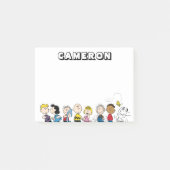 Peanuts Gang Group Lineup Post-it Klebezettel (Vorderseite)