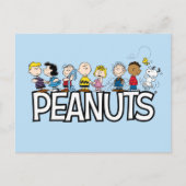 Peanuts Gang Group Lineup Postkarte (Vorderseite)