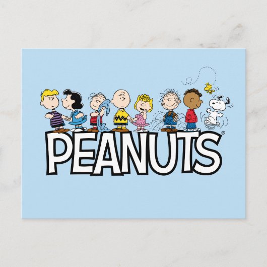 Peanuts Gang Group Lineup Postkarte (Vorderseite)