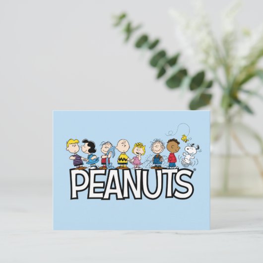 Peanuts Gang Group Lineup Postkarte (Stehend Vorderseite)