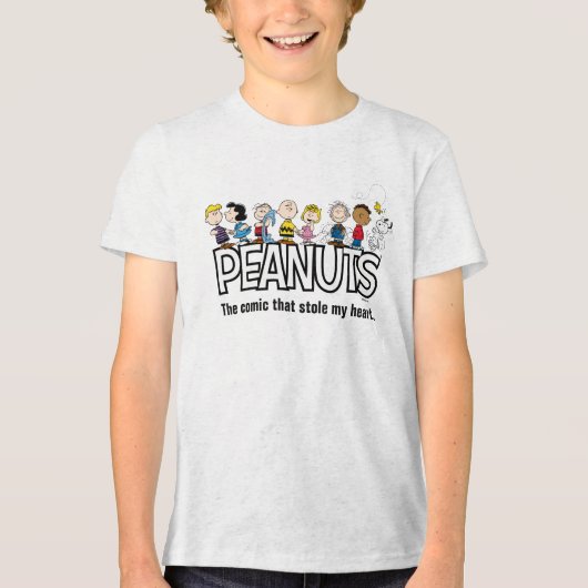 Peanuts Gang Group Lineup Tri-Blend Shirt (Vorderseite)