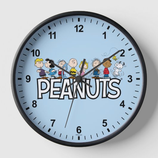 Peanuts Gang Group Lineup Uhr (Vorderseite)