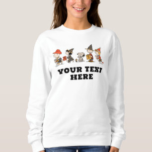 Peanuts-Gang Happy Halloween-Parade Sweatshirt