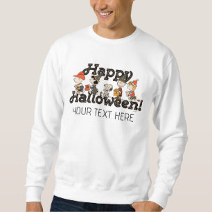Peanuts-Gang Happy Halloween-Parade Sweatshirt
