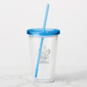 Peanuts Gang Lifting Snoopy Acryltrinkbecher (Rückseite)