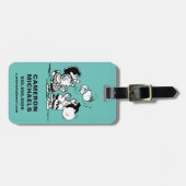 Peanuts Gang Lifting Snoopy Gepäckanhänger (Vorderseite horizontal)