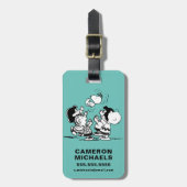 Peanuts Gang Lifting Snoopy Gepäckanhänger (Vorderseite vertikal)