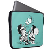 Peanuts Gang Lifting Snoopy Laptopschutzhülle (Vorne Rechts)