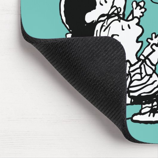 Peanuts Gang Lifting Snoopy Mousepad (Ecke)