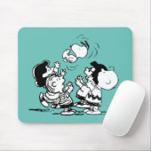 Peanuts Gang Lifting Snoopy Mousepad (Mit Mouse)