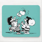 Peanuts Gang Lifting Snoopy Mousepad (Vorne)