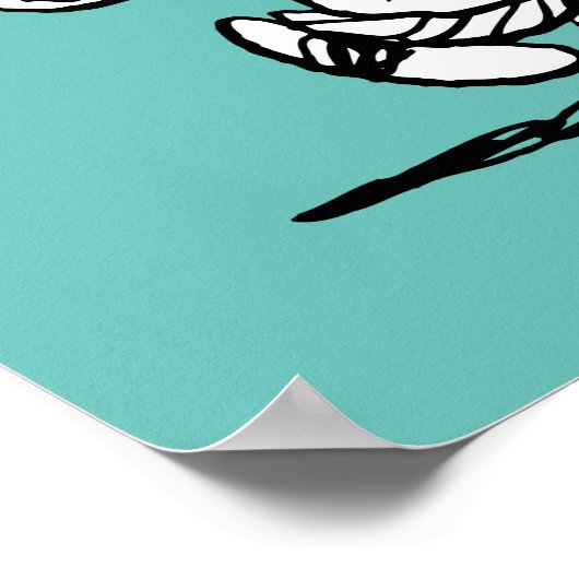 Peanuts Gang Lifting Snoopy Poster (Ecke)