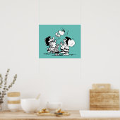 Peanuts Gang Lifting Snoopy Poster (Küche)