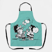 Peanuts Gang Lifting Snoopy Schürze (Vorderseite)