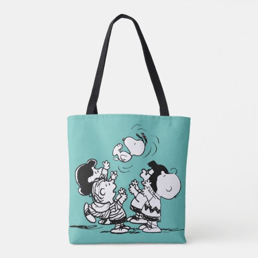 Peanuts Gang Lifting Snoopy Tasche (Rückseite)